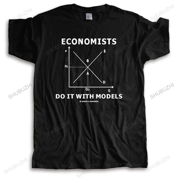Хлопковая футболка Мужские топы с круглым вырезом модная футболка Экономисты делают это с моделями бренд унисекс футболка уличная футболка для мальчиков