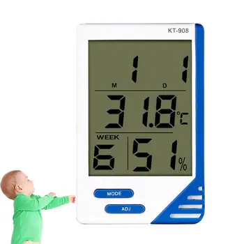 Цифровой гигрометр Комнатный датчик температуры и влажности Точный комнатный термометр для домашней спальни Офисная теплица