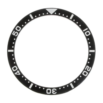 Часы Заменить аксессуары Черная керамическая вставка безеля для Seiko Циферблат для автоматических мужских часов Submariner 38 * 31,6 * 1 мм