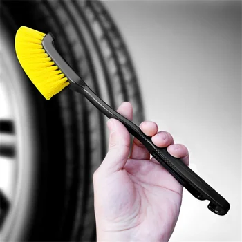  Щетка для детализации колес колес автомобиля Грузовик SUV Мойка колес Щетки для очистки деталей с пластиковой ручкой Инструменты для очистки автомойки