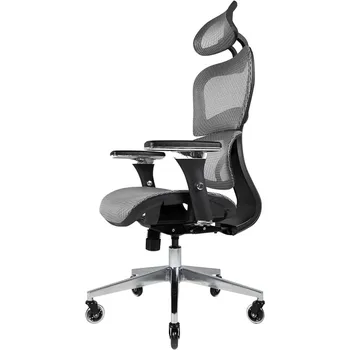 Эргономичное офисное кресло 3D - Стул на колесиках с регулируемым 4D-подлокотником 3D поясничная опора и кресло с ножевыми колесами