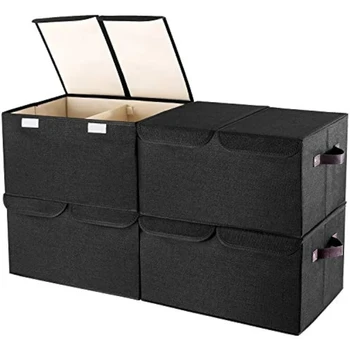 Ящик для хранения одежды с крышкой, коробка для домашних закусок, игрушки и другие предметы, корзина для сортировки резервного автомобиля IYYar2841